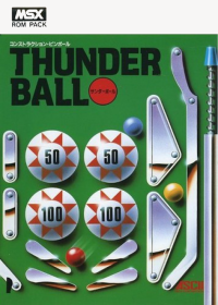 Thunder Ball JP MSX JP box art
